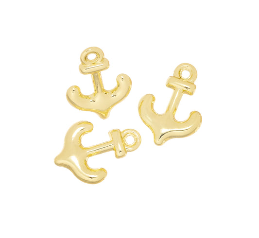 Nautical Puff Anchor Charm