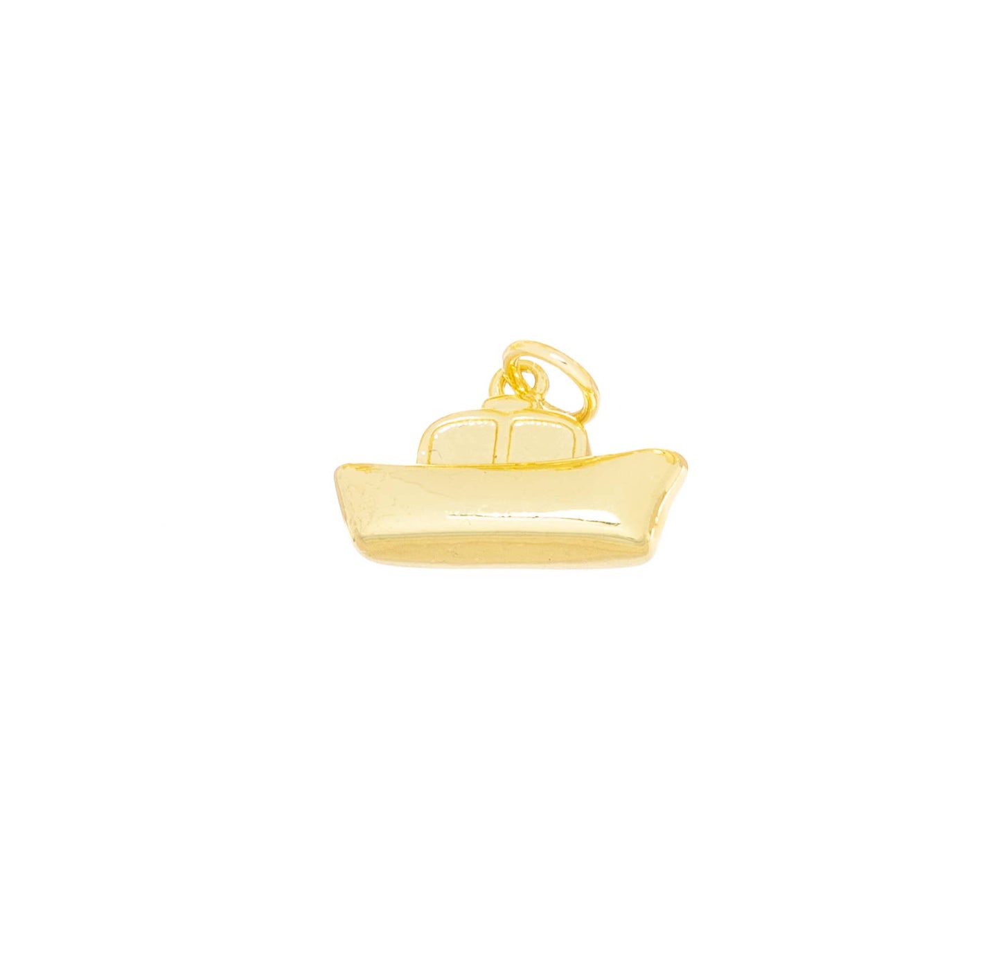Boat charm For Jewelry Making, Gold Ship Charm,CPG1601: 10 pieces