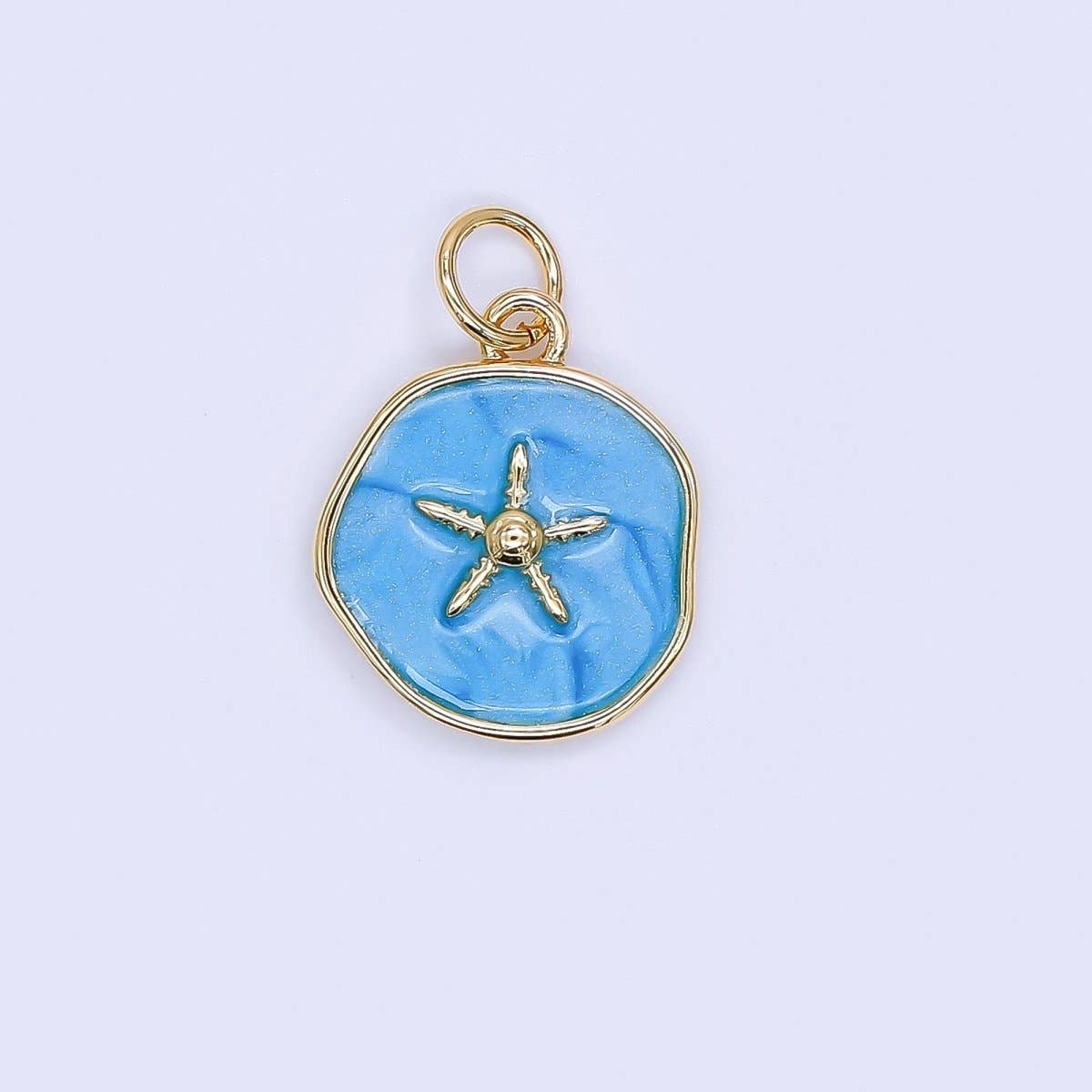 Sea Starfish Charm in Blue