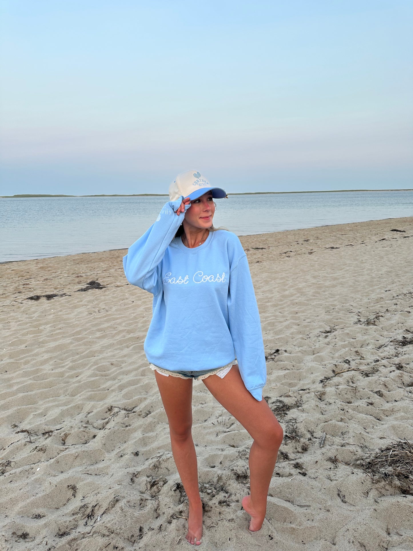Light Blue East Coast Crewneck