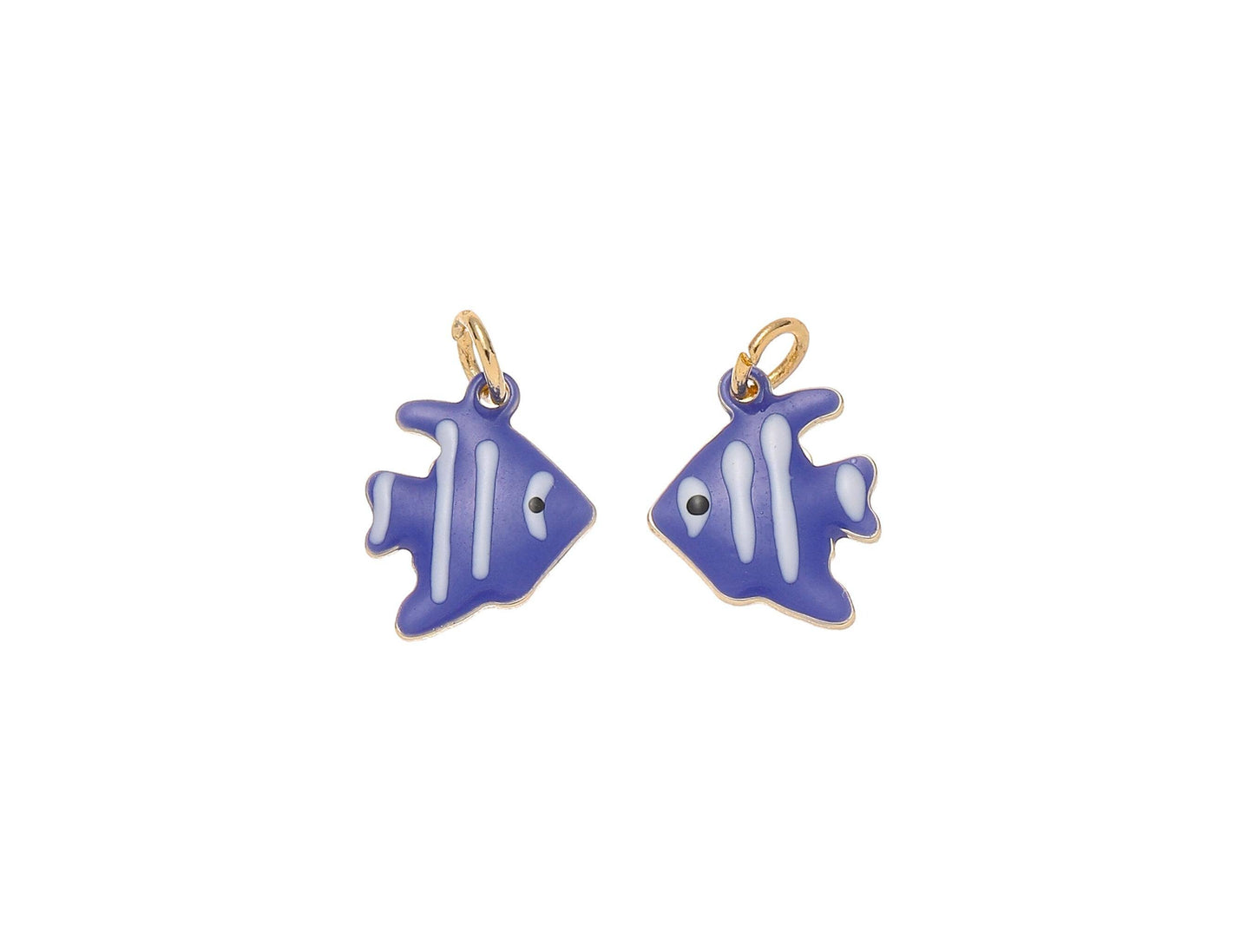 Blue Tang Fish Charm