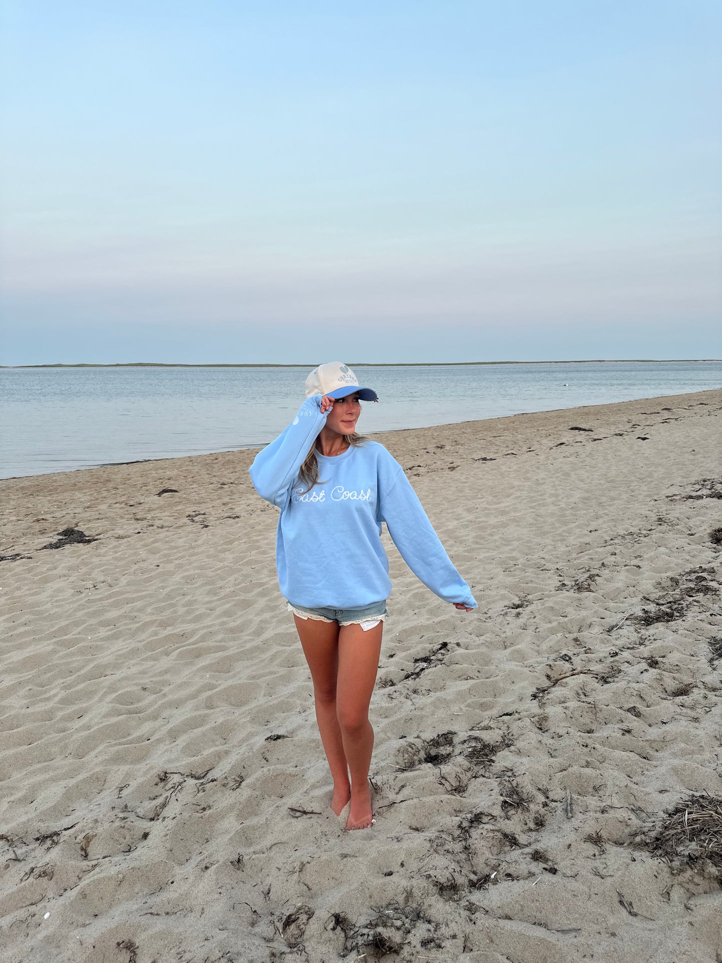 Light Blue East Coast Crewneck