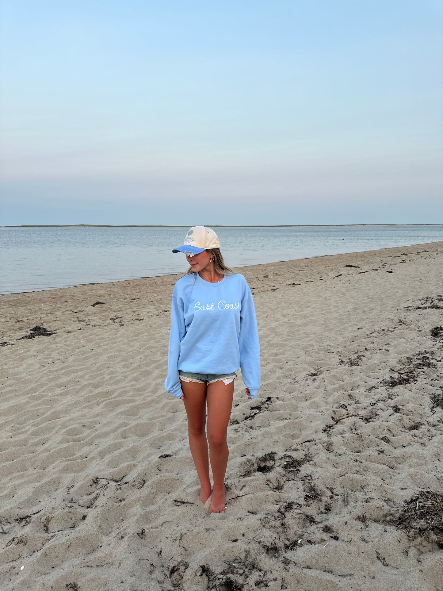 Light Blue East Coast Crewneck