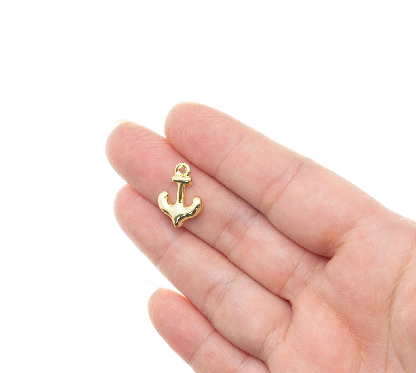 Nautical Puff Anchor Charm