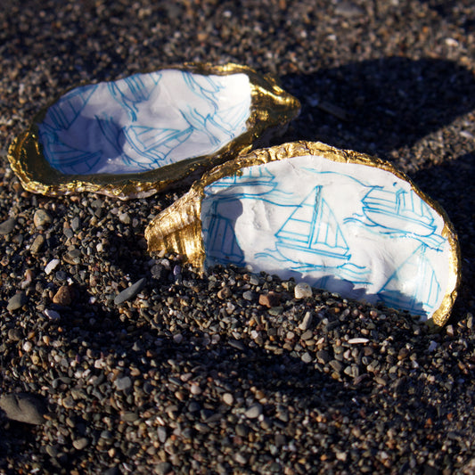 Sailboat Oyster Dish