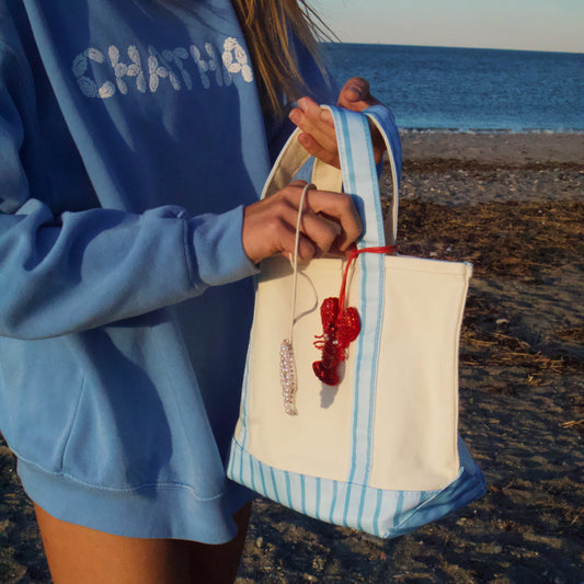 Striped Canvas Tote