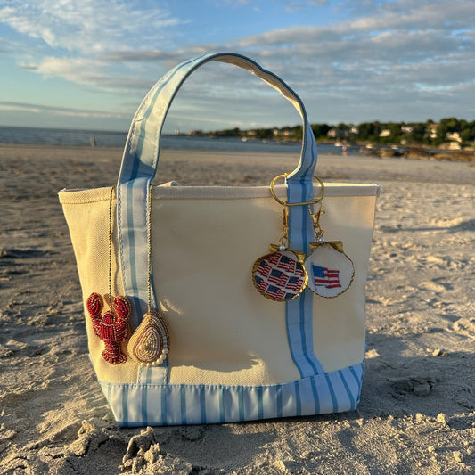 Striped Canvas Tote