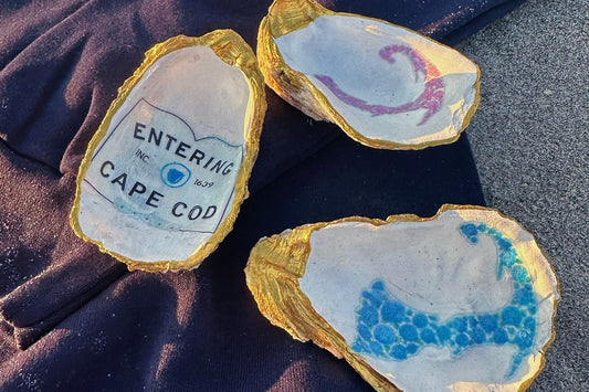 Hydrangea Cape Cod Oyster Dish