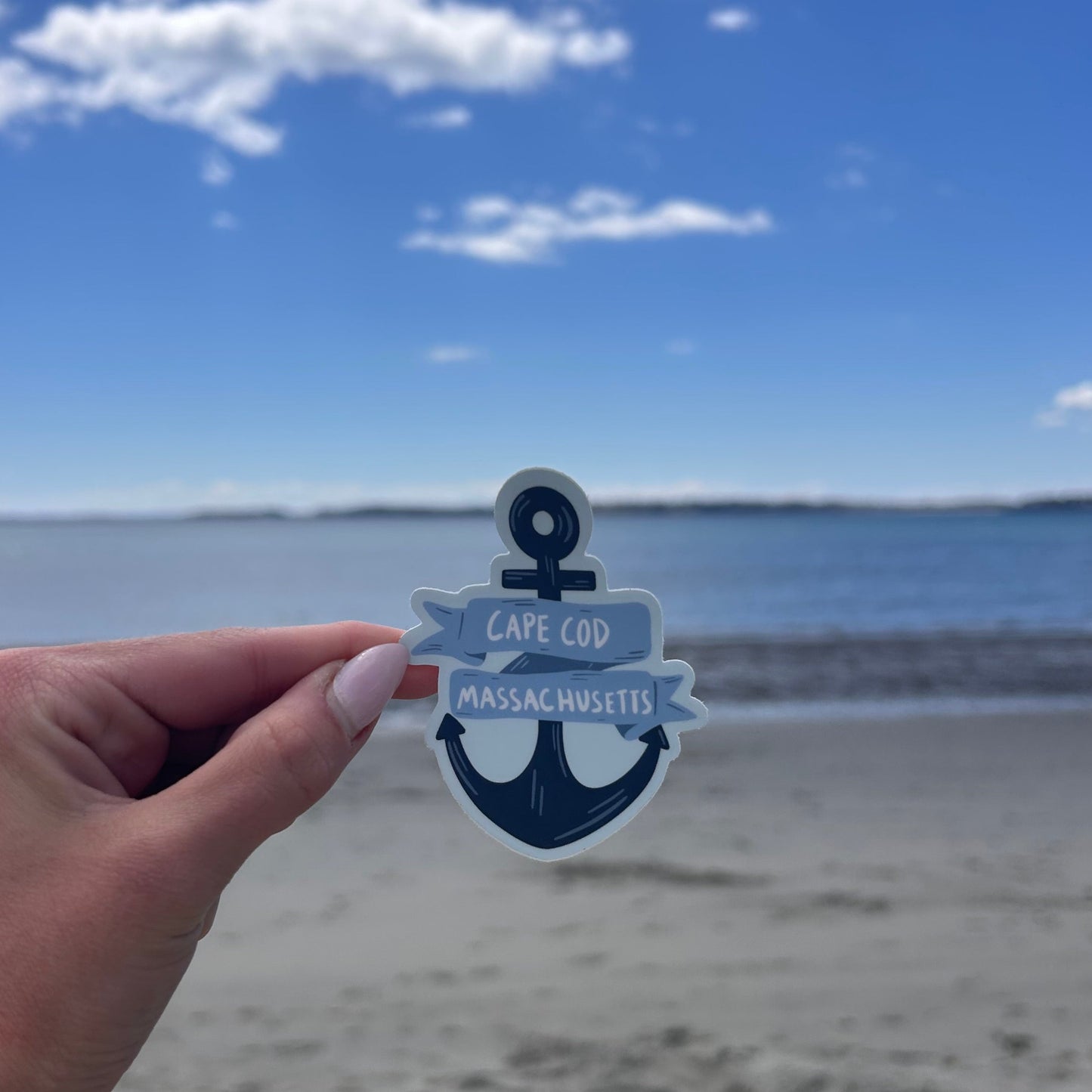 Cape Cod Anchor Sticker