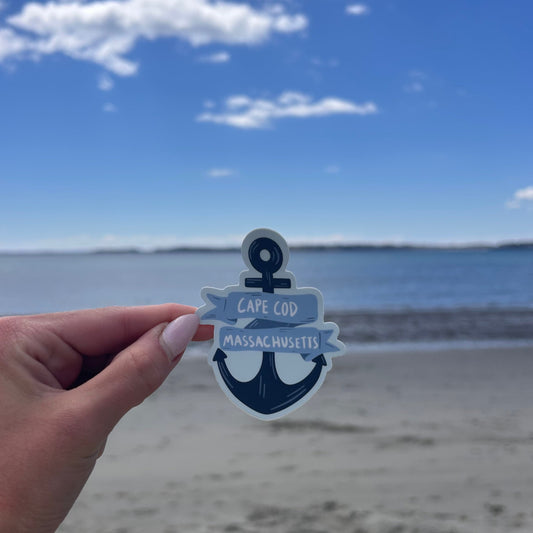 Cape Cod Anchor Sticker