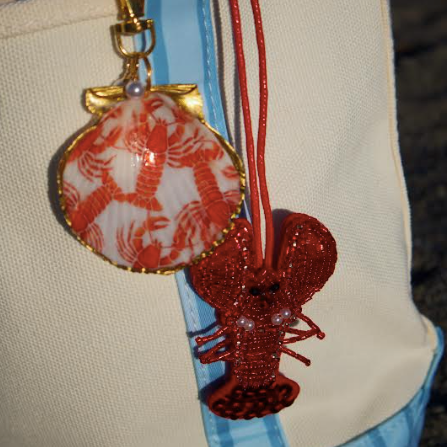Lobster Shell Bag Charm