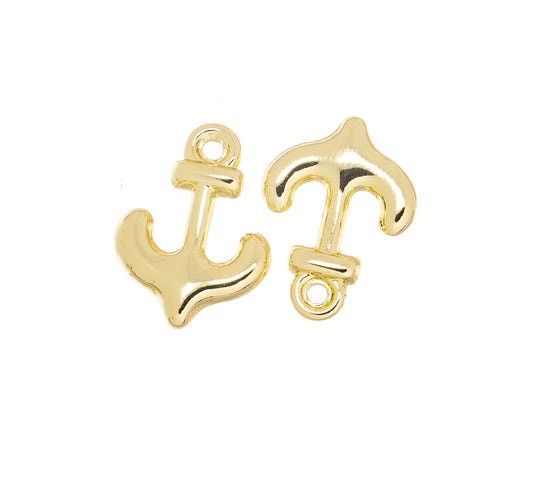 Nautical Puff Anchor Charm